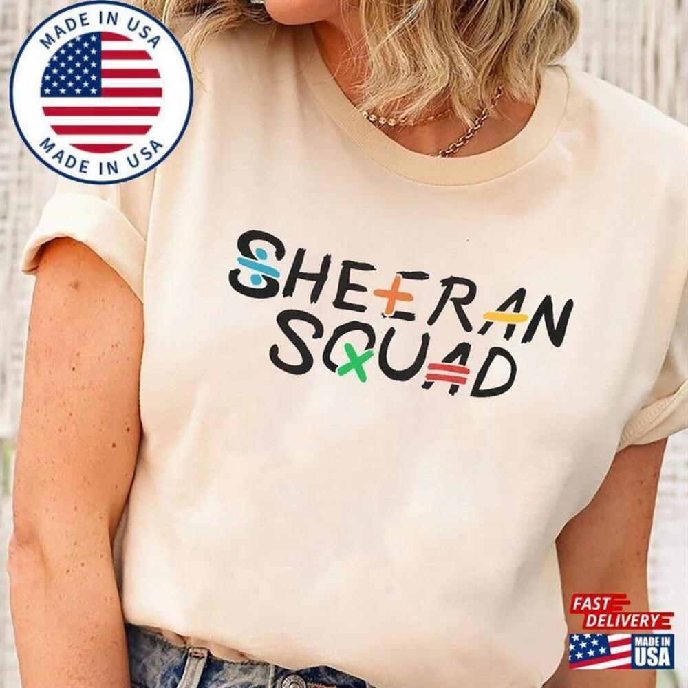 Ed Sheeran Shirt Concert Tee Fan Gift Unisex